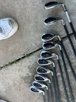 Callaway Big Bertha 2004 Iron Set 4-10 PW SW LW Graphite Firm Flex
