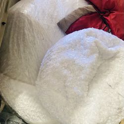 Polar White Huge Bean Bag That Holds 3! 