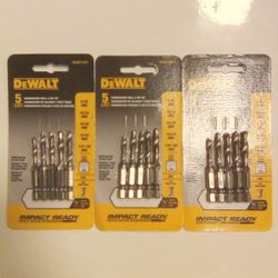 DeWalt DWADT5SET 5-Piece Drill Tap Set, Designed For Use With Impact Drivers.