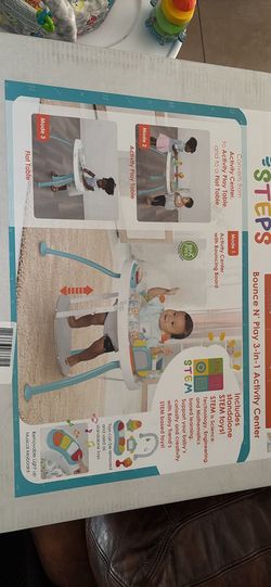 Bounce and play 3-in-1 activity center