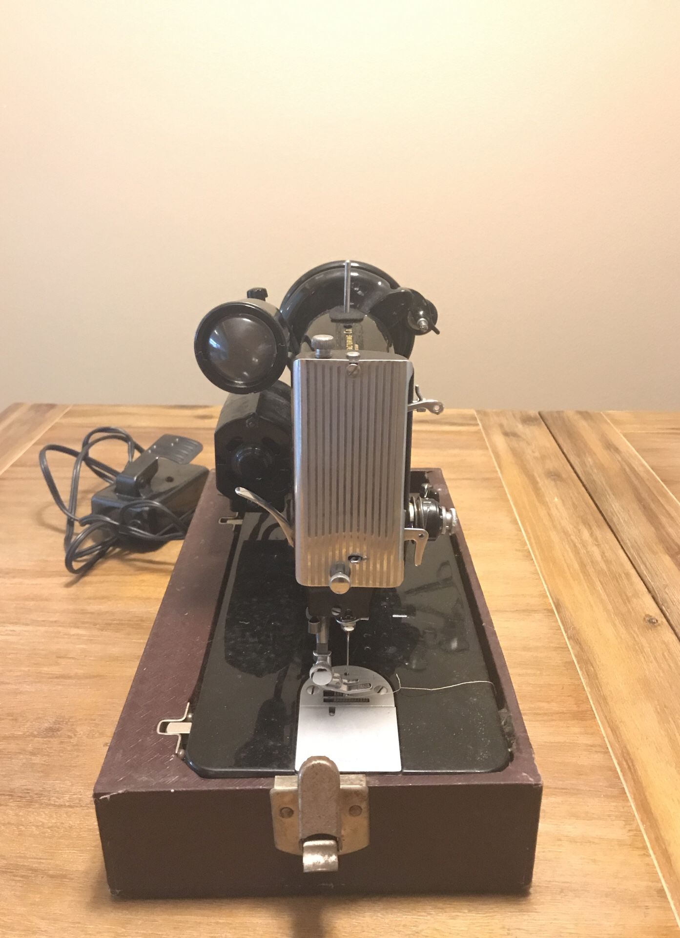 Vintage Spartan sewing machine that Great Grandma used in early years