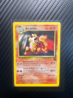Pokémon Cards Arcanine Black Star Promo