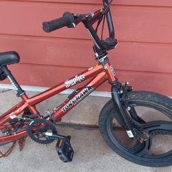 18" Tony Hawk, Sypher, Huck Jam Series Bicycle For Parts Or Repair