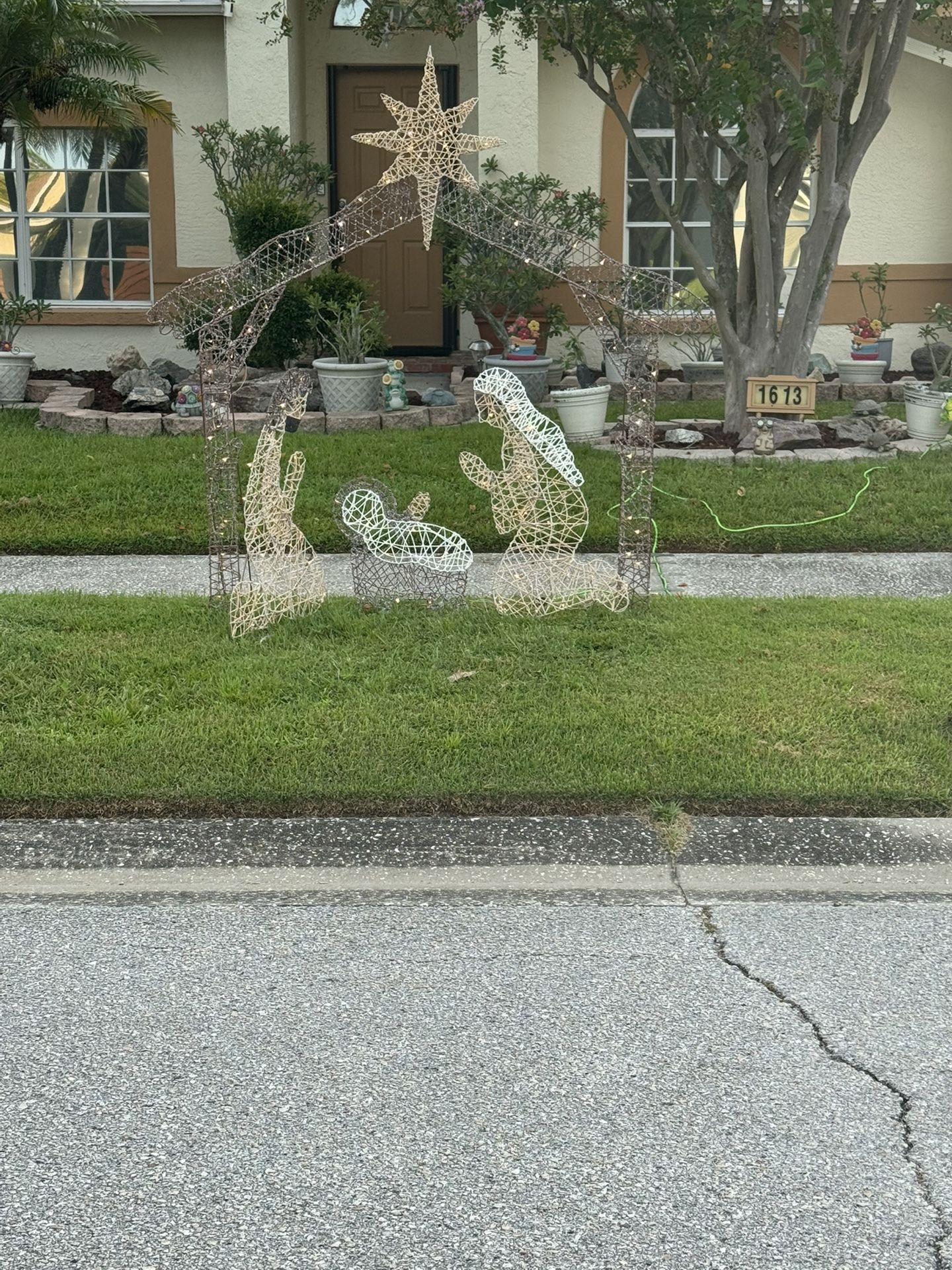 72” nativity scene
