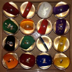 Contemporary Billiard Pool Balls