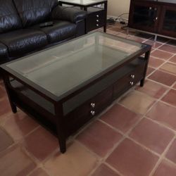 Coffee Table And 2 End Tables 