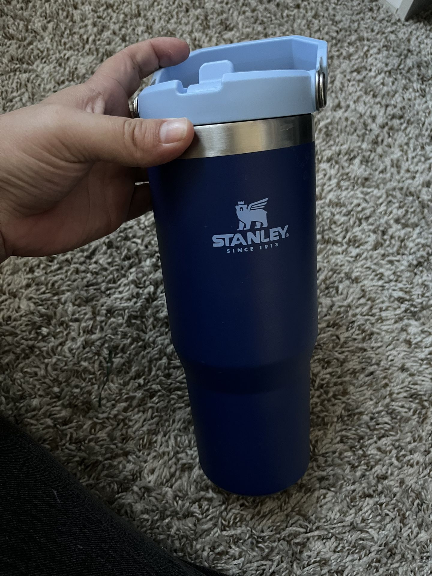 Blue Stanley Water Bottle
