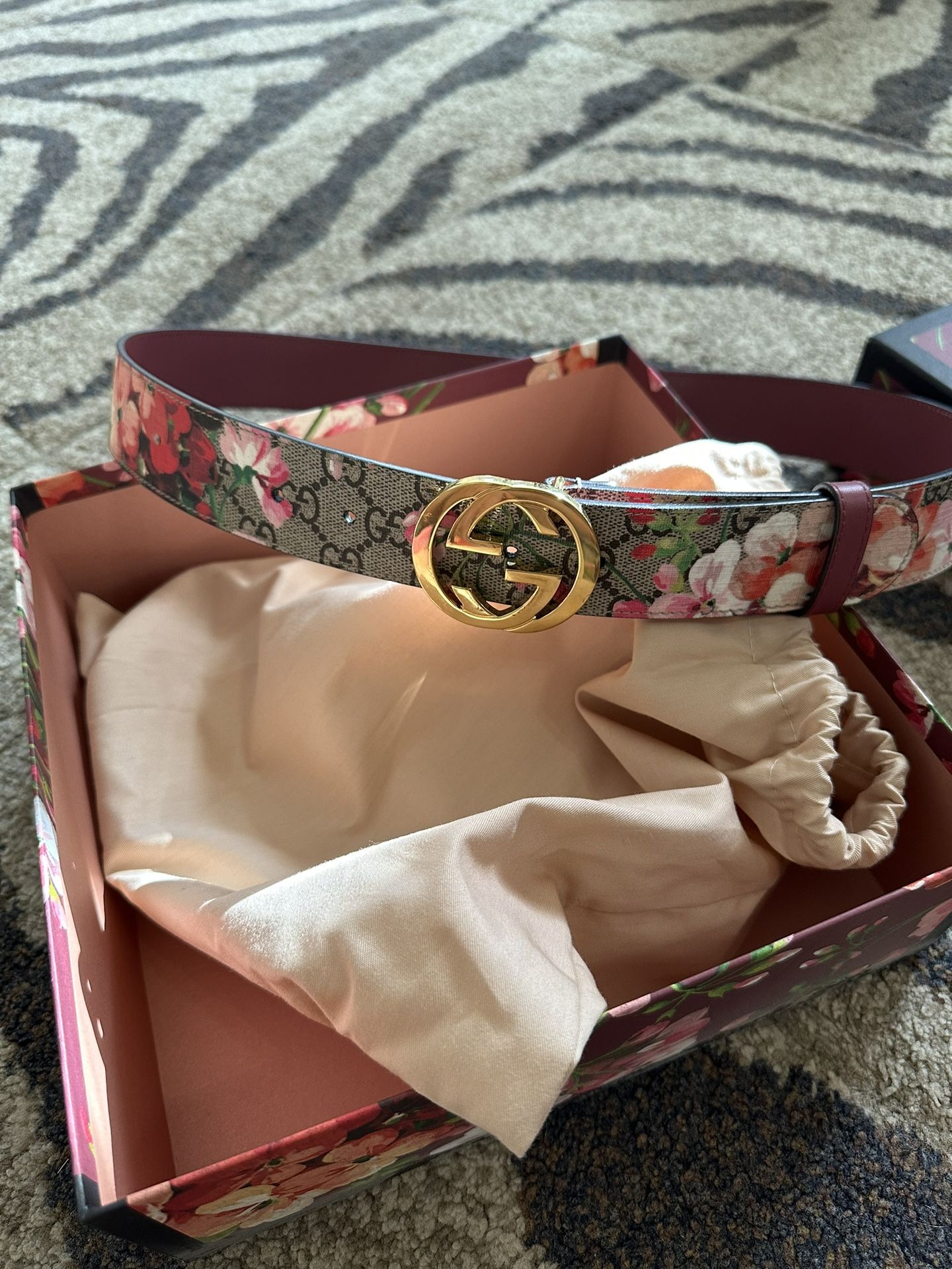Flower Gucci Belt for Sale in Midland TX OfferUp