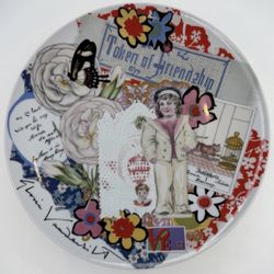  The Gloria Vanderbilt Vintage 1970s Token of Friendship Porcelain Plate is a 10-inch collector