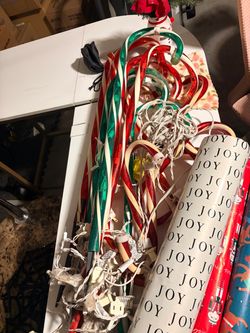 Large and small Lighted Christmas Candy Cane Yard Decorations
