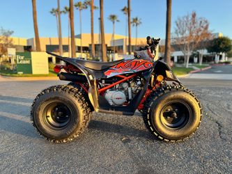 NEW 2026 Kayo Predator 125 EFI Youth ATV - Black - Fuel Injected Kids Quad