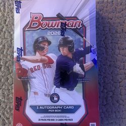 2026 BOWMAN BASEBALL HOBBY BOX