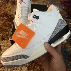 Jordan Retro 3 White Cement Reimagined