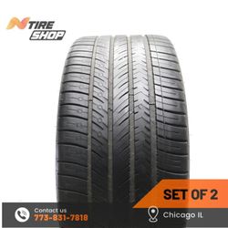 Set of 2 Used  6/32  265/35ZR21  101Y  Michelin  Pilot Sport All Season 4