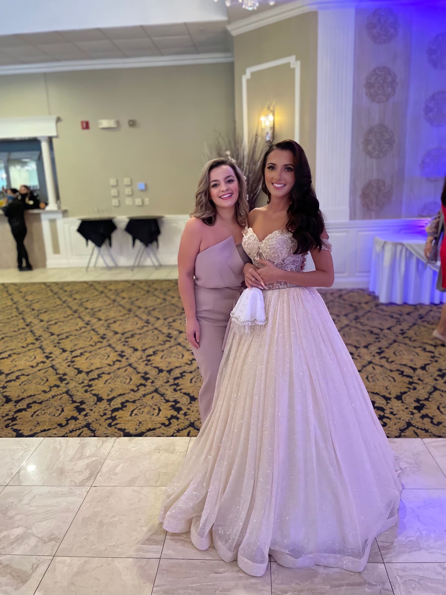 Royal evening gown 