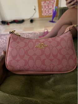 Pink Teri couch bag