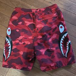BAPE Camo SHARK shorts