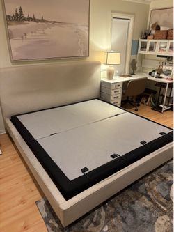 King Bed Frame with Powered Base