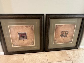 Framed flowers