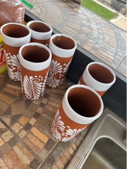 Florero de barro / clay vase