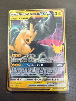 Pikachu & Zekrom GX - 30th Celebration