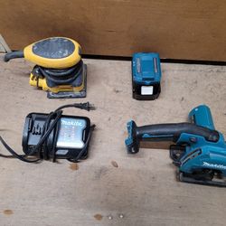 Makita Saw + Dewalt Sander (No Battery)