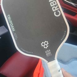 CRBN Trufoam pickleball paddle. Have put a more.comfortable grip.