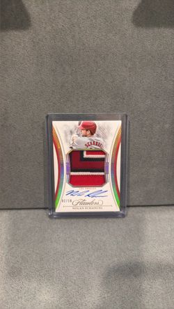Nolan Schanuel Panini Flawless Auto Patch Card 02/10