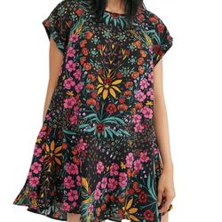 Free People Strawberry Fields Mini Dress Tunic 