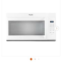 New Never Opened White Whirlpool Microwave 