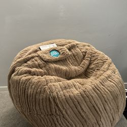 Lovesac CitySac Insert + Premium Chestnut Channeled Phur Cover