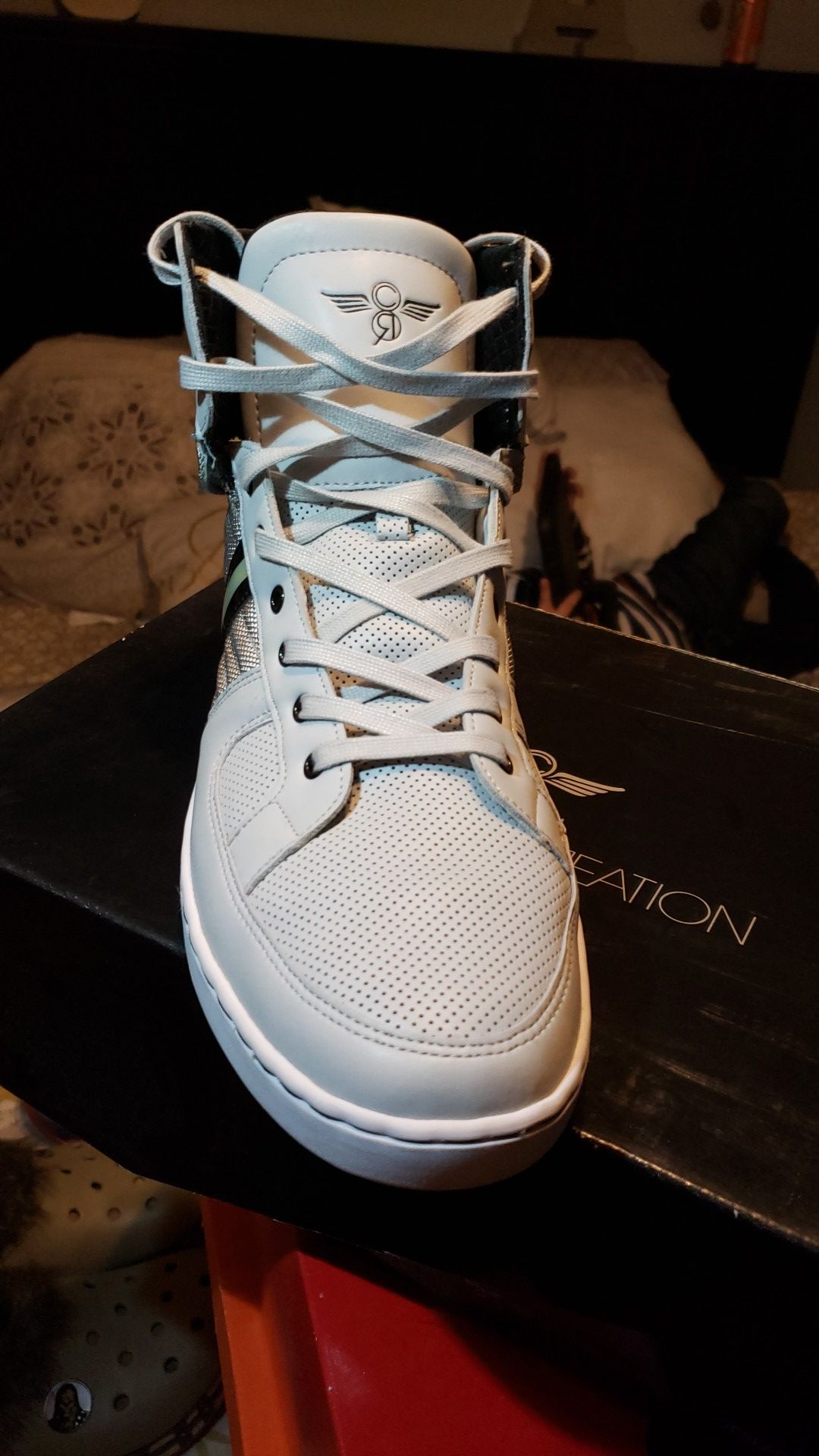 Solano vapor silver black creative recreation shoes size 12