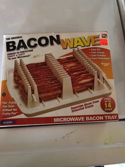 Bacon microwave cooker