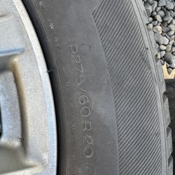 2020 QX80 20” Rims with TPS