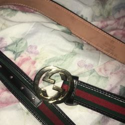 - Gucci belt 