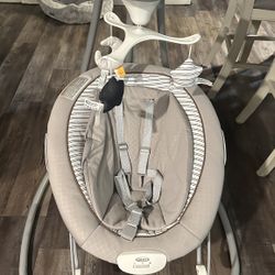 Graco DuetConnect Deluxe Multi-Direction Baby Swing & Bouncer – Excellent Condition