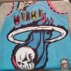 Brand X MIAMI Heat Jersey Size Large