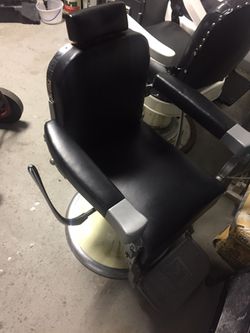 1 antique barber chairs $400 firm