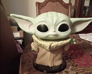 Jumbo Funko pop Baby Yoda Figure Star Wars Mandalorian Bobble Head
