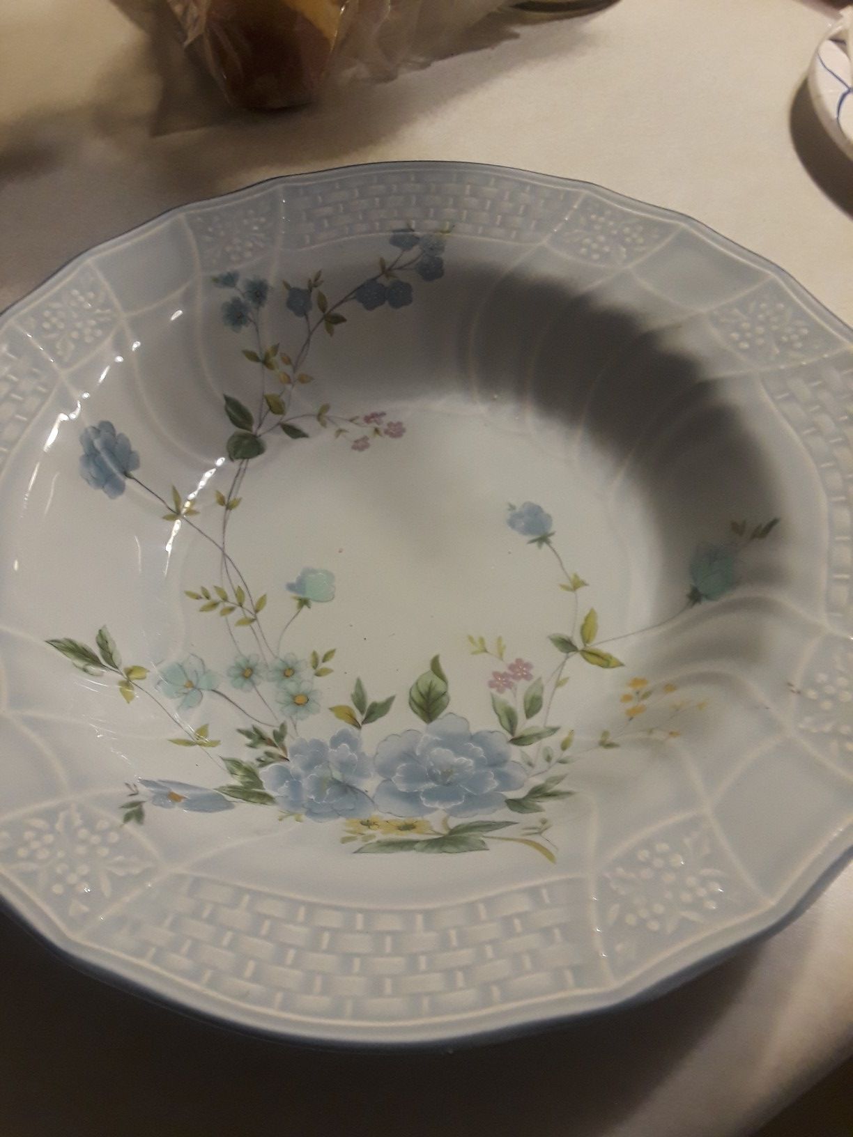 Mikasa precious blue Michelle. Set of Dishes