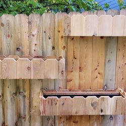 Cedar Hanging Herb/flower Planter Box 