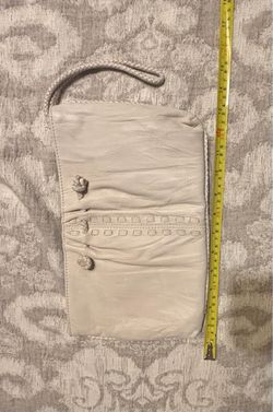 Lenea Pelle white Leather purse