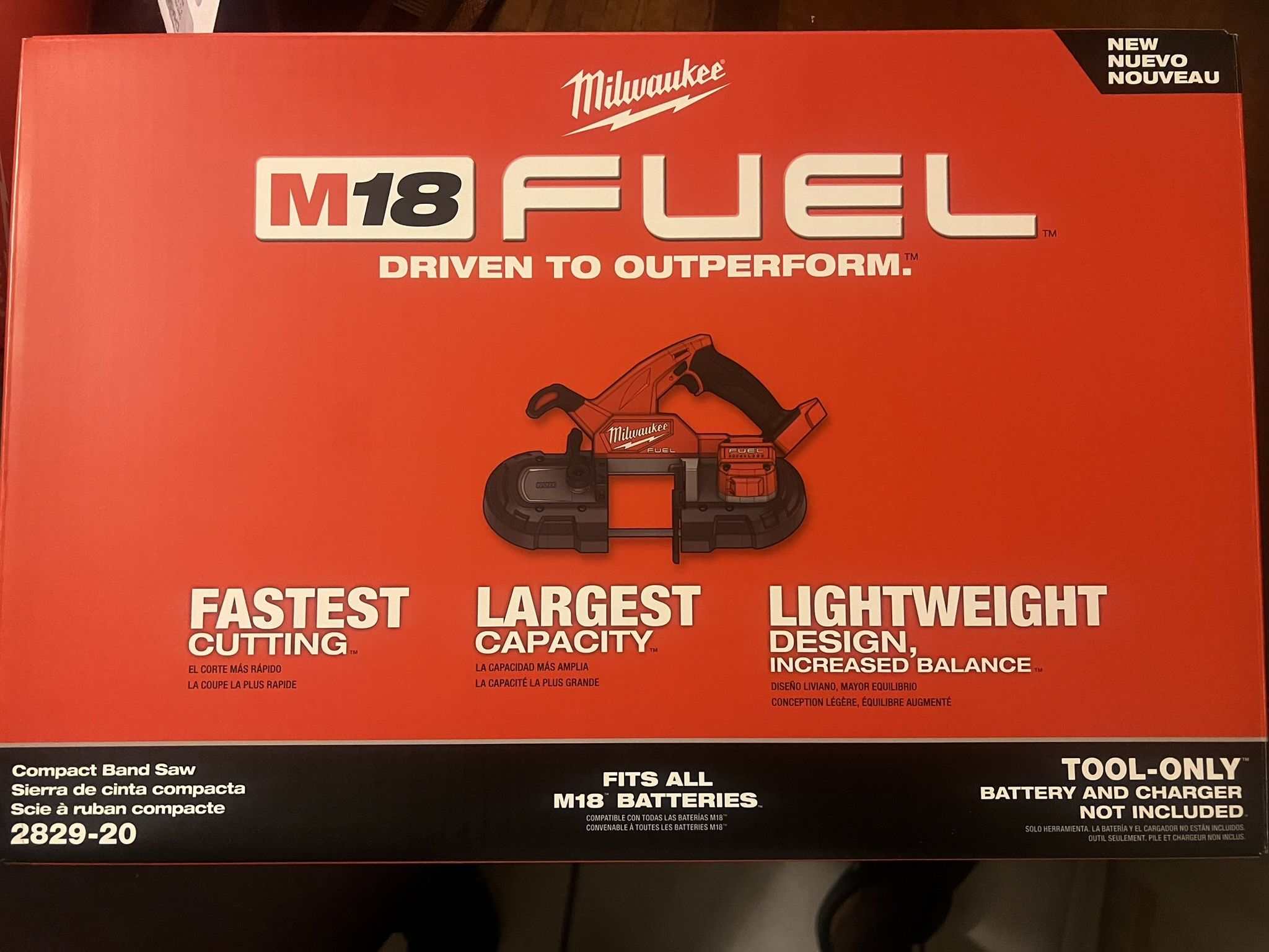 M18 FUEL 18V Lithium-Ion Brushless Cordless Compact Bandsaw (Tool-Only)