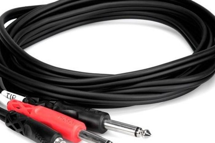 Hosa CMP-159 Stereo Breakout Cable TRS to Dual TS - 10 Feet