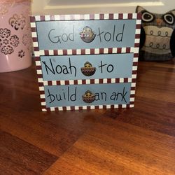 Noah’s ark wooden box for Jewelry / storage
