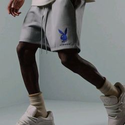 PLAYBOY X SUMWON MENS DRAWSTRING SHORTS 