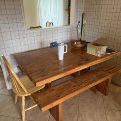 Solid Wood Kitchen Table