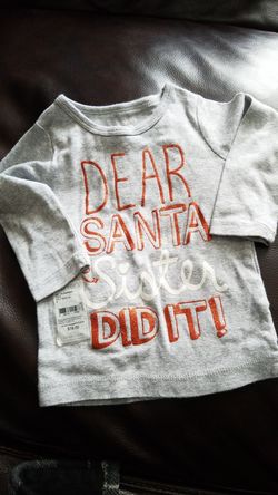 Carter's Christmas t-shirt