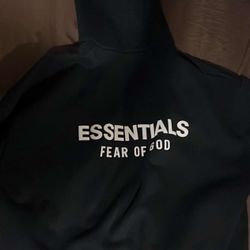 Black Essentials Hoodie