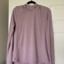 Light Lavender Light-weight long-sleeve hoodie